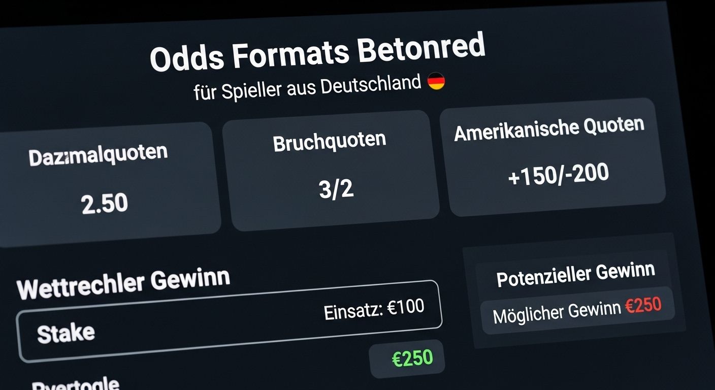 Quotenformate real-time betting