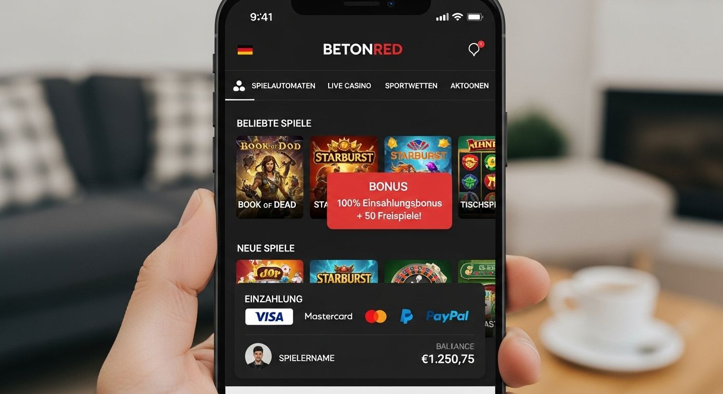 Features und Funktionalität mobile gambling app